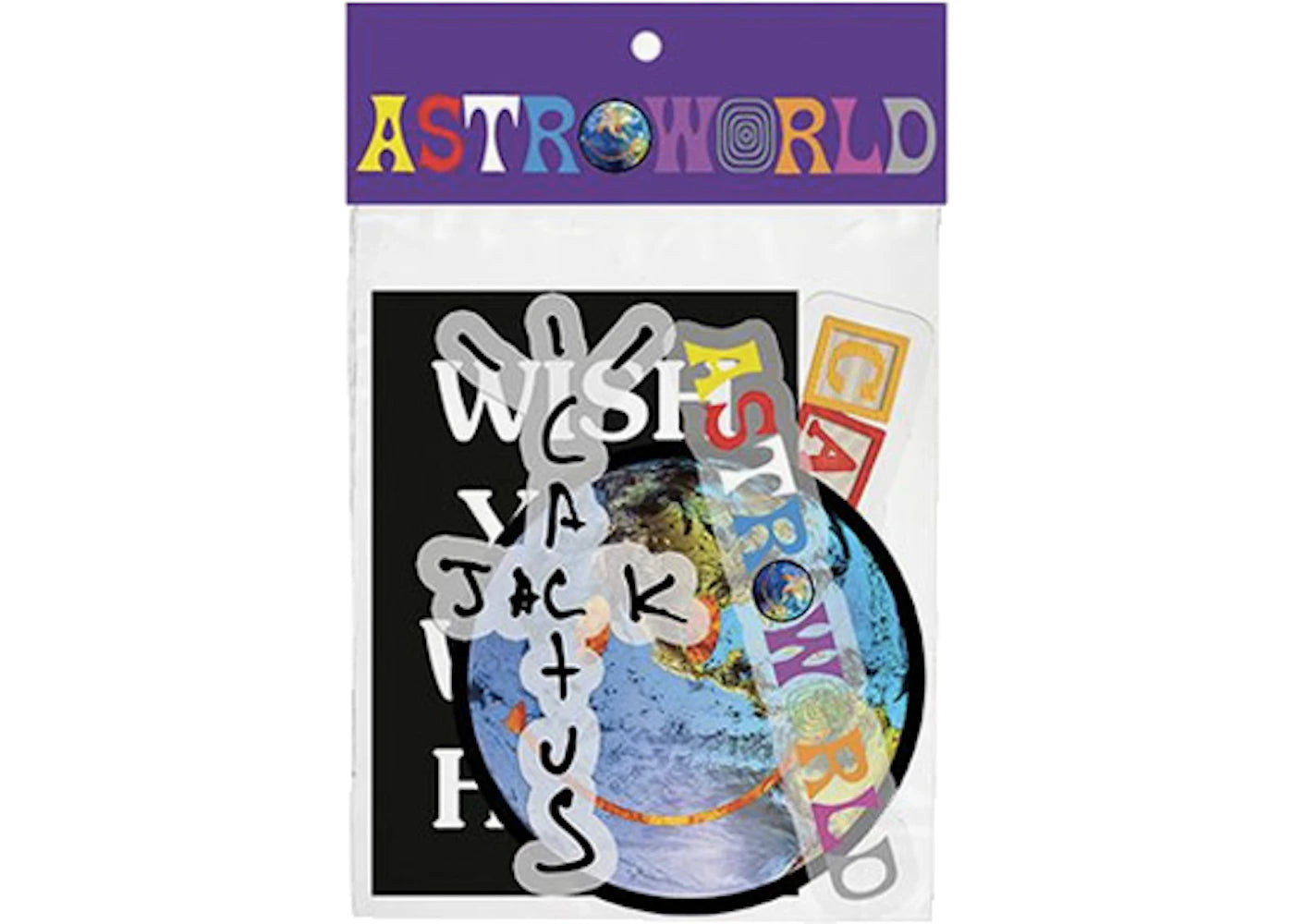 Travis Scott Astroworld Sticker Pack Multi