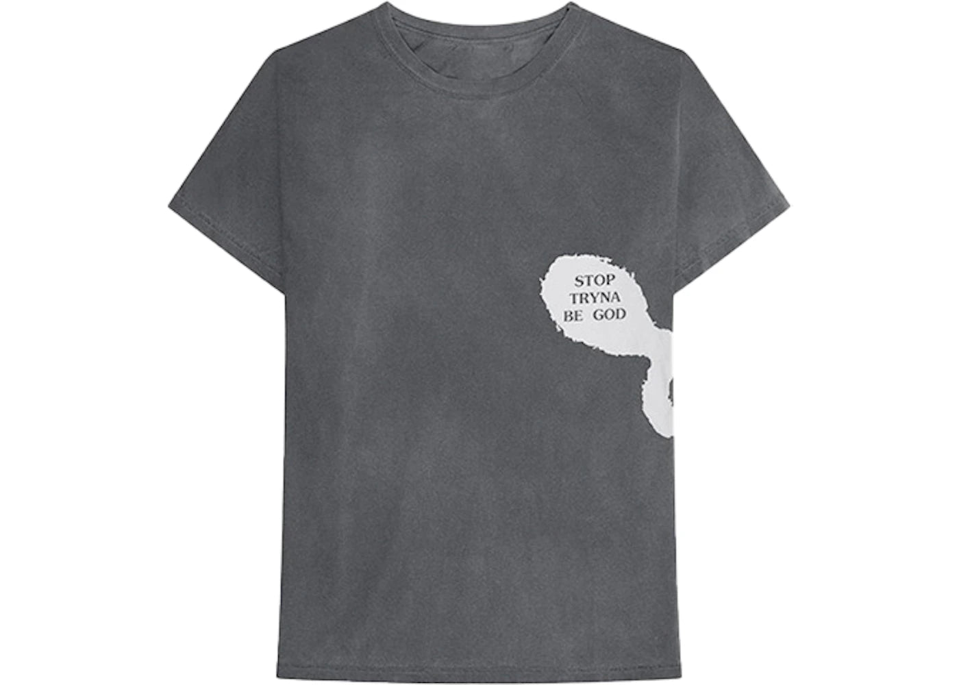 Travis Scott Astroworld Stop Tryna Be God Reversible Tee Grey