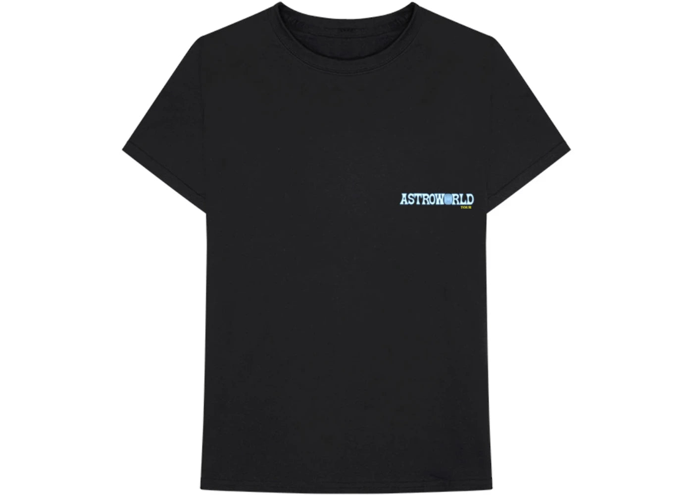 Travis Scott Astroworld Tour Launch T-shirt Black