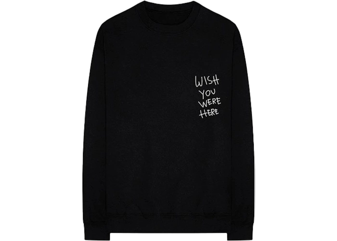 Travis Scott Astroworld Wish You Were Here L/S Tee Black