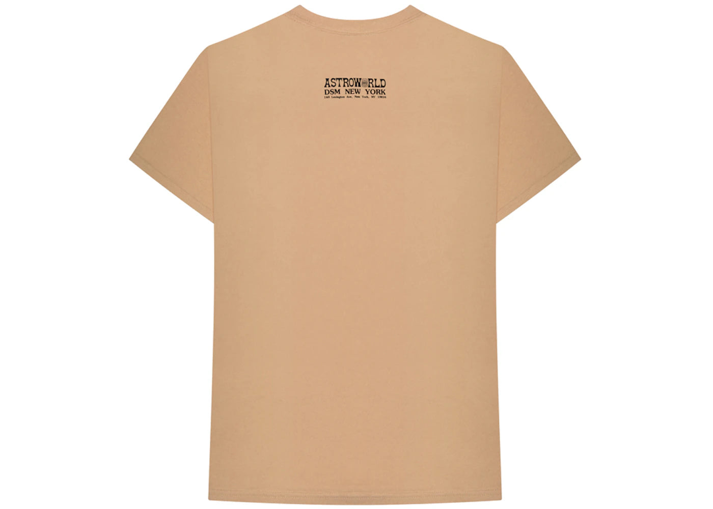 Travis Scott Astroworld X DSM NY Days Inn Tee Tan