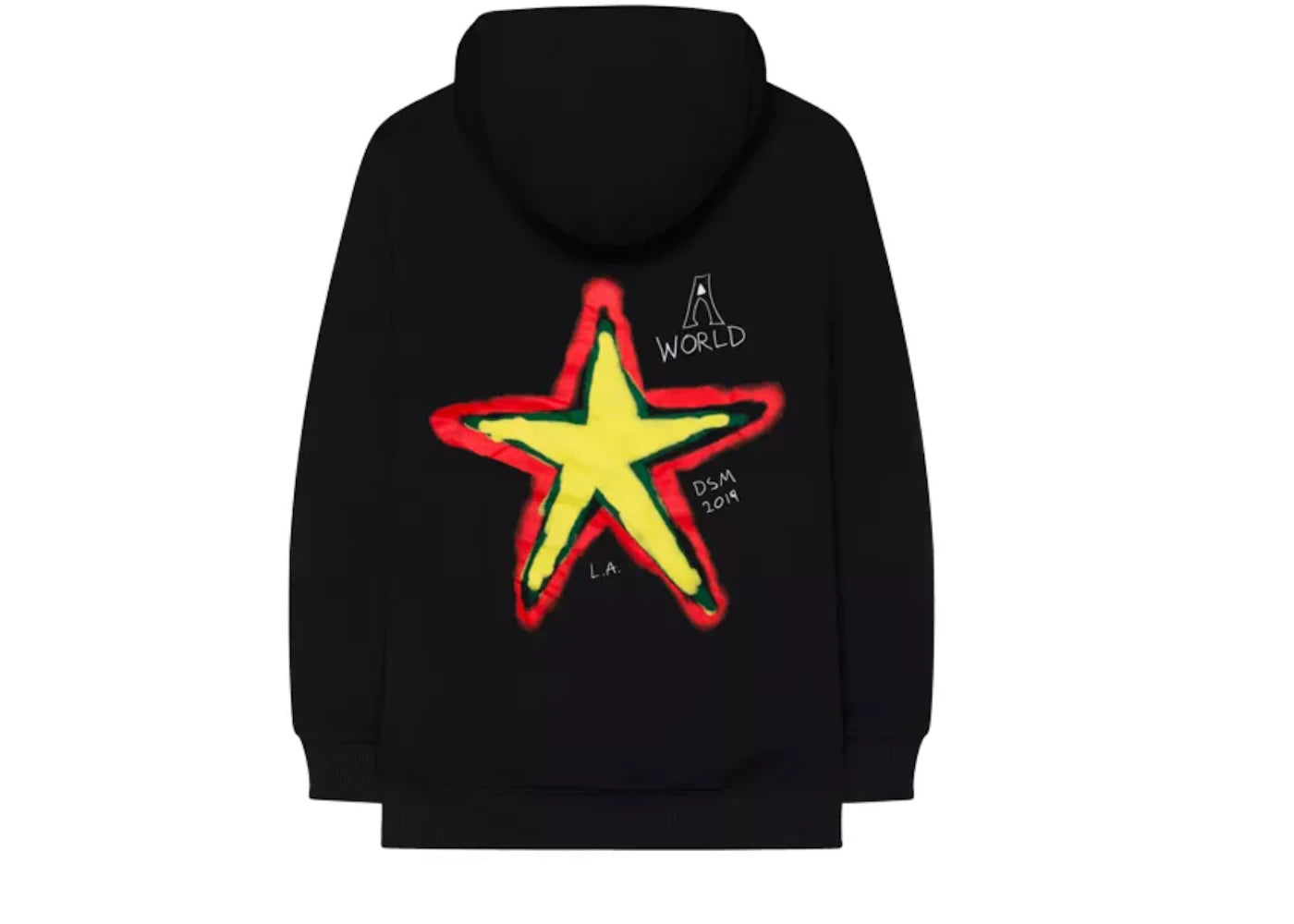 Travis Scott Astroworld x DSM Star Hoodie Black