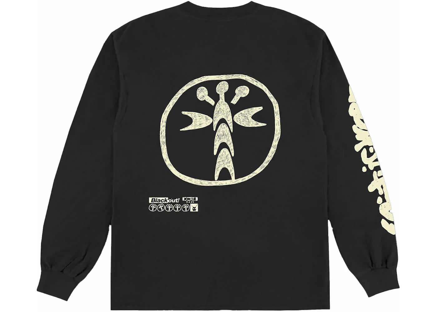 Travis Scott Barbed Wire Long Sleeve Tee Black