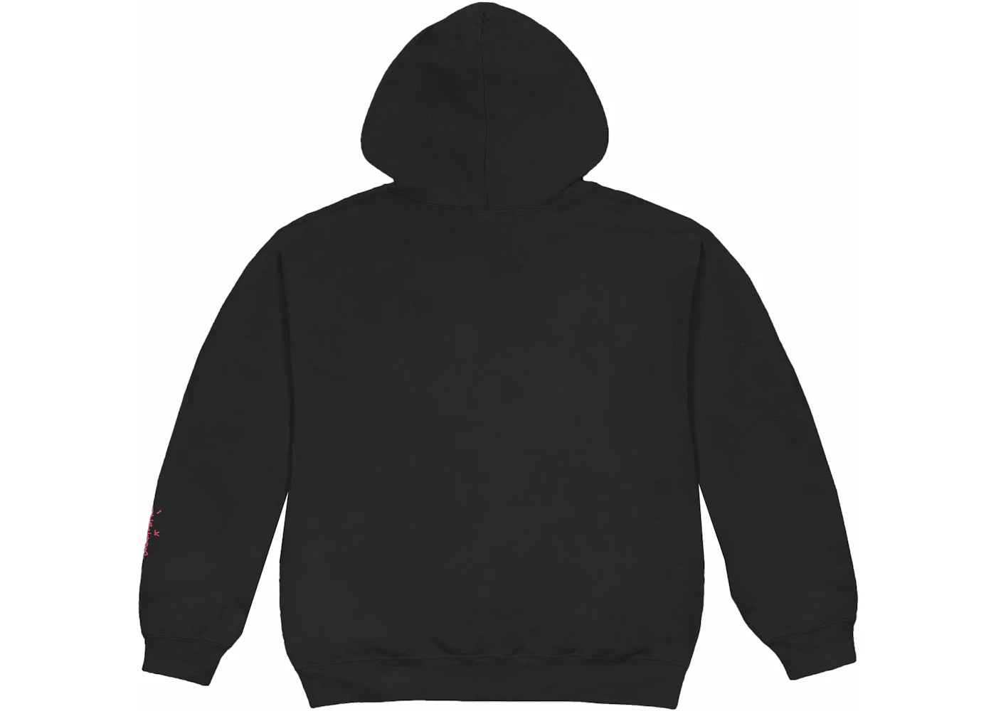 Travis Scott Blackout Zip Up Hoodie Black