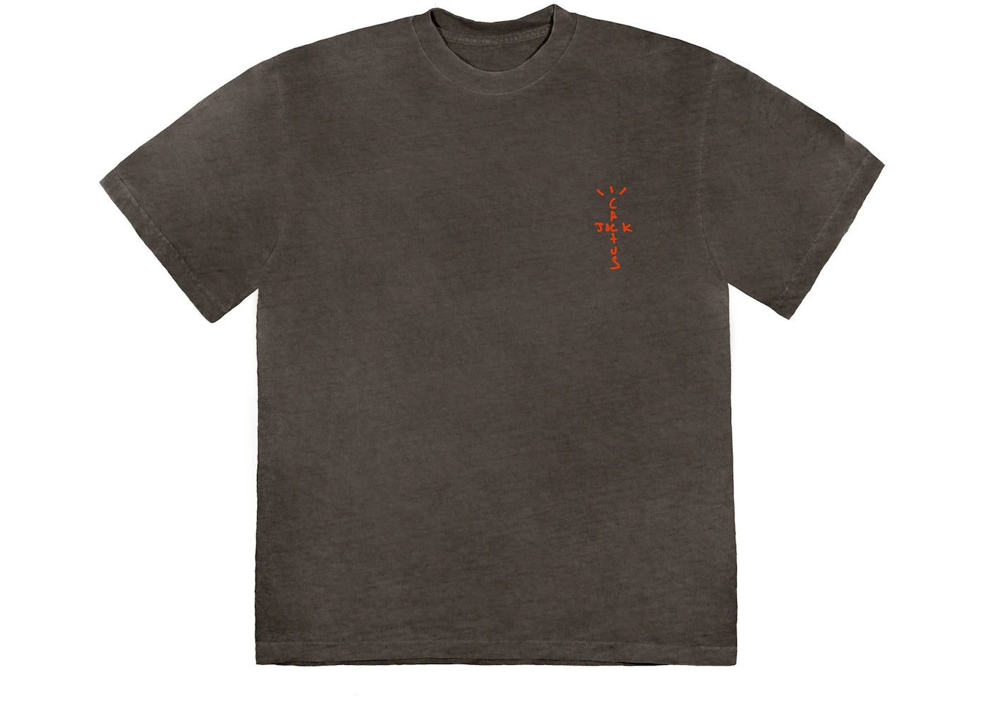 Travis Scott CJ Digital Girl T-shirt Pepper Brown