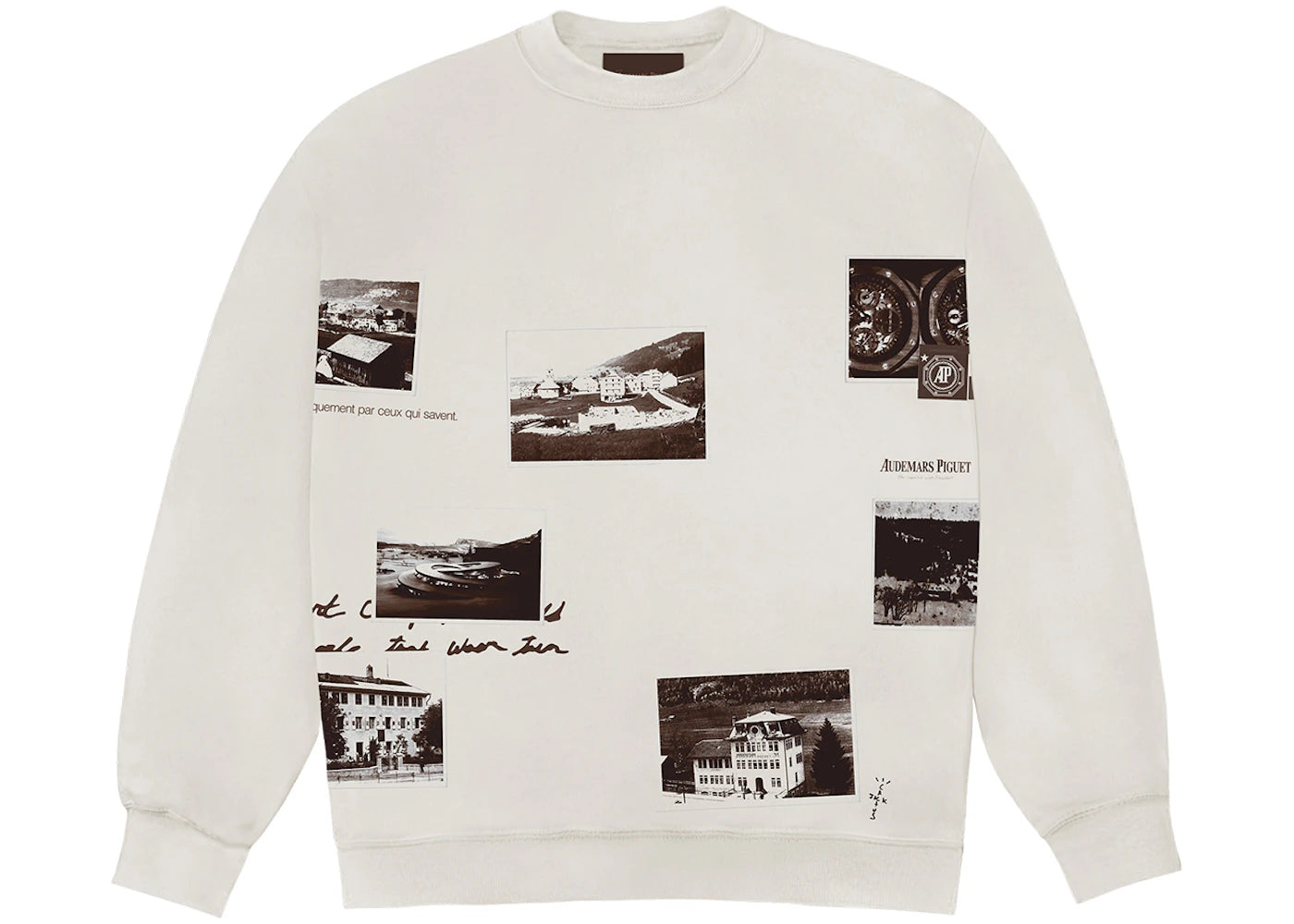 Travis Scott CJ x Audemars Piguet Vintage Crewneck White