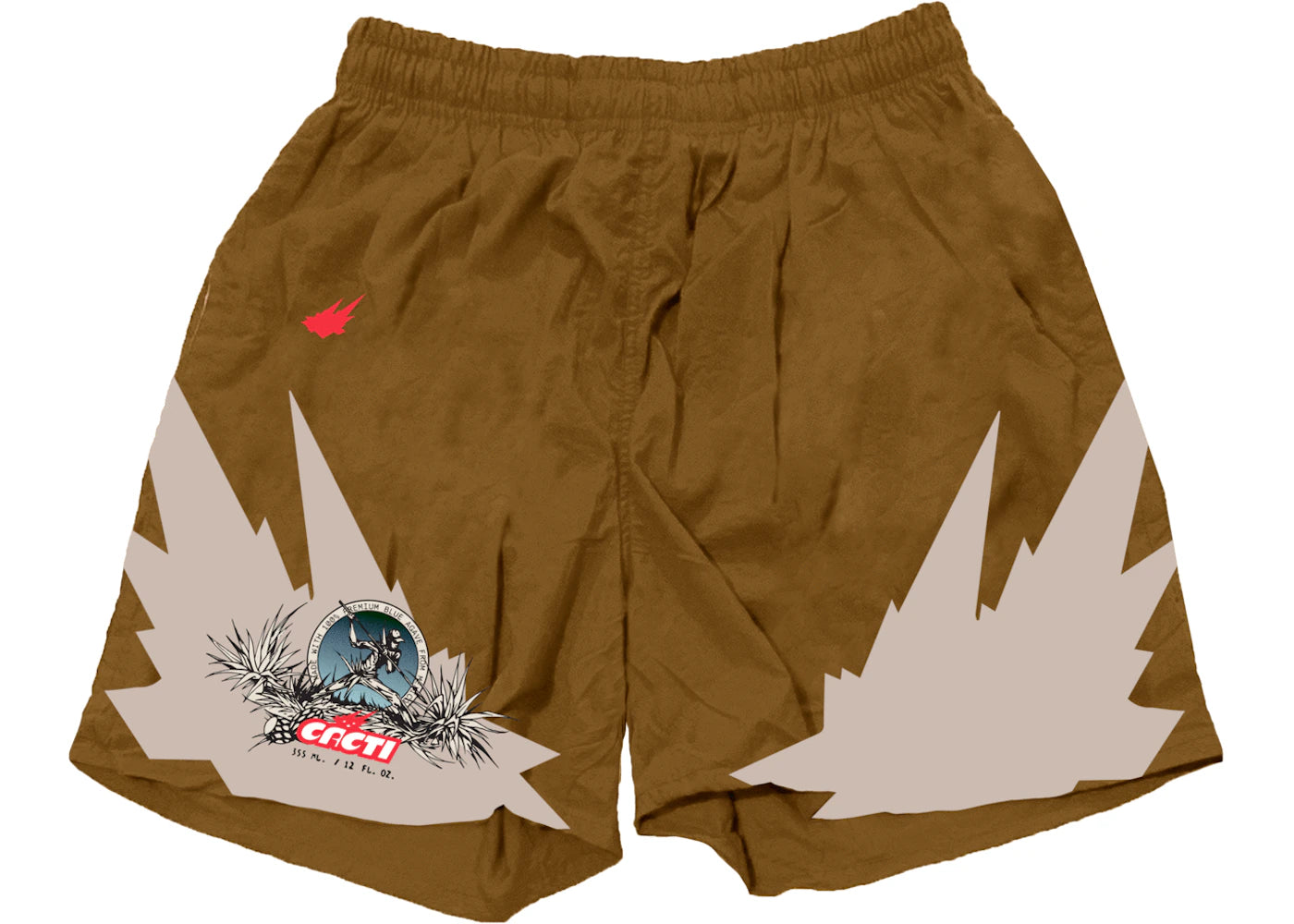 Travis Scott Cacti Heritage Soccer Short II Tan