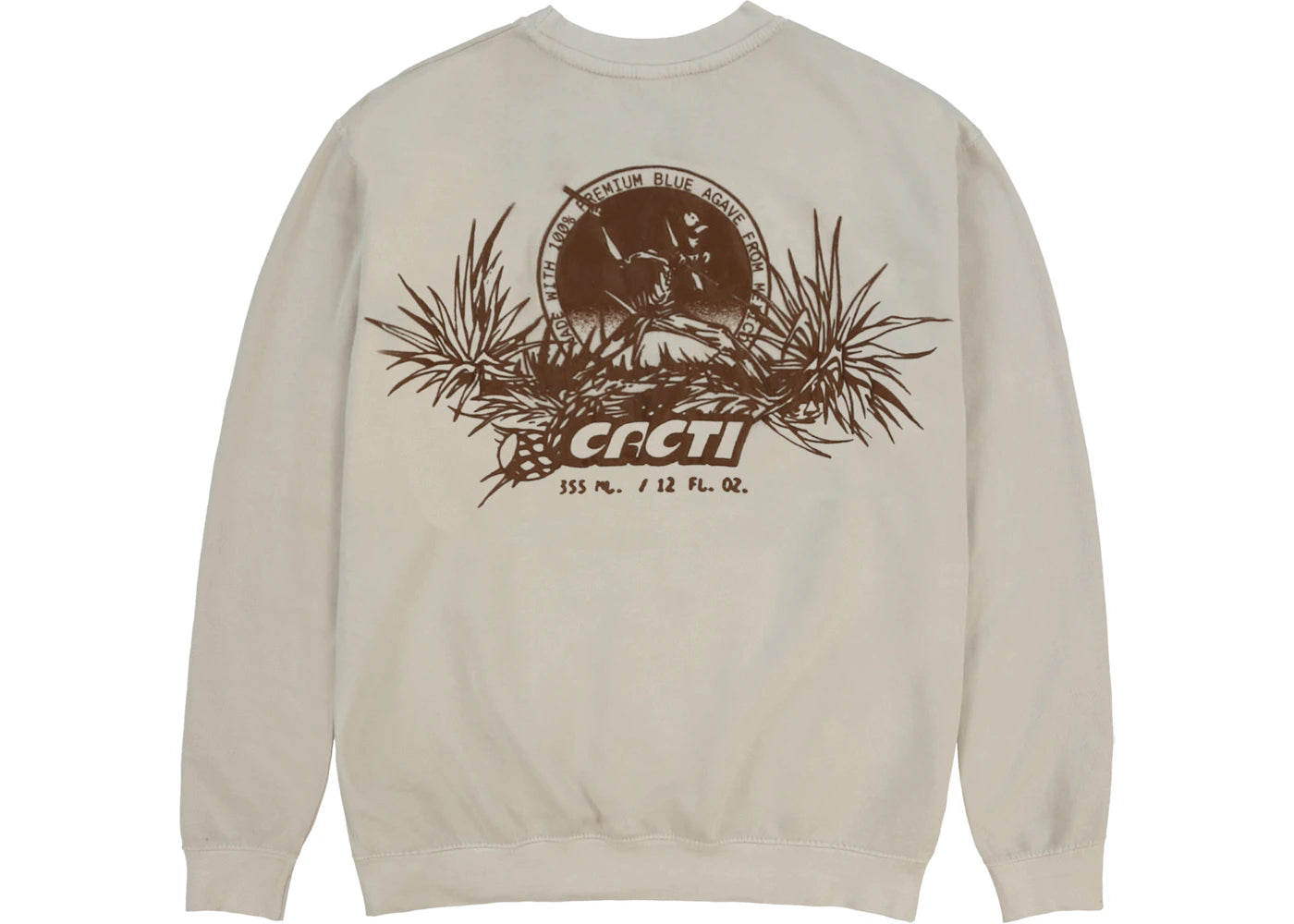 Travis Scott Cacti Mono Heritage Crewneck Grey