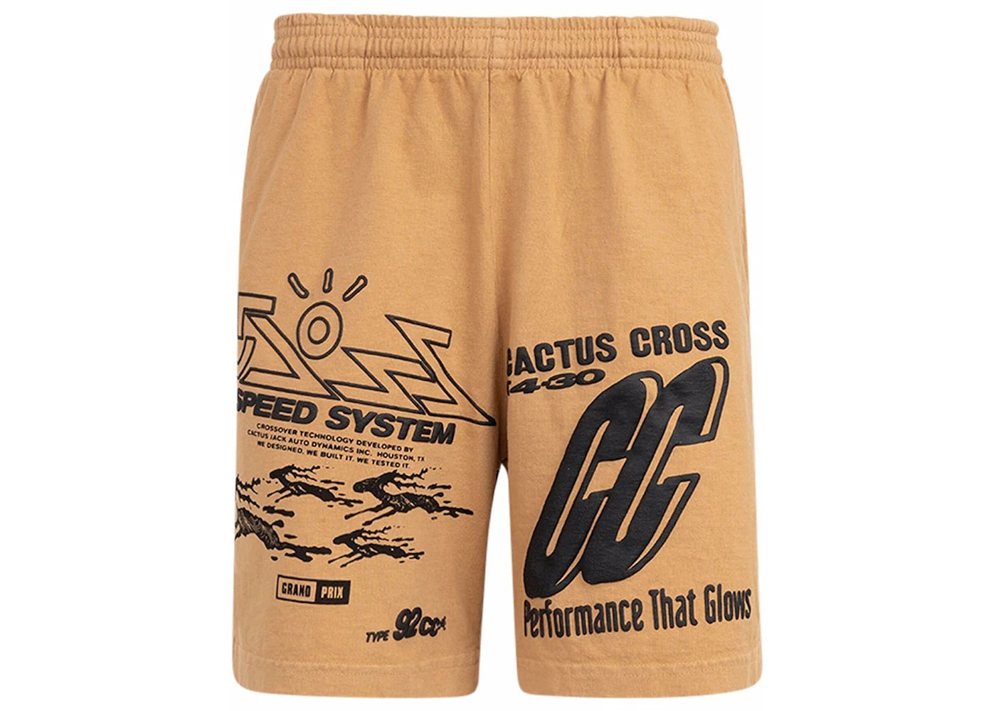 Travis Scott Cactus Jack 92CC Shorts Light Brown