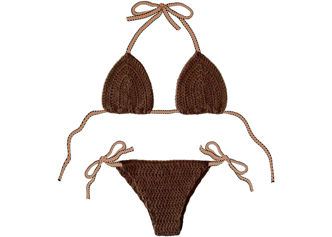 Travis Scott Cactus Jack Crochet Bikini Brown