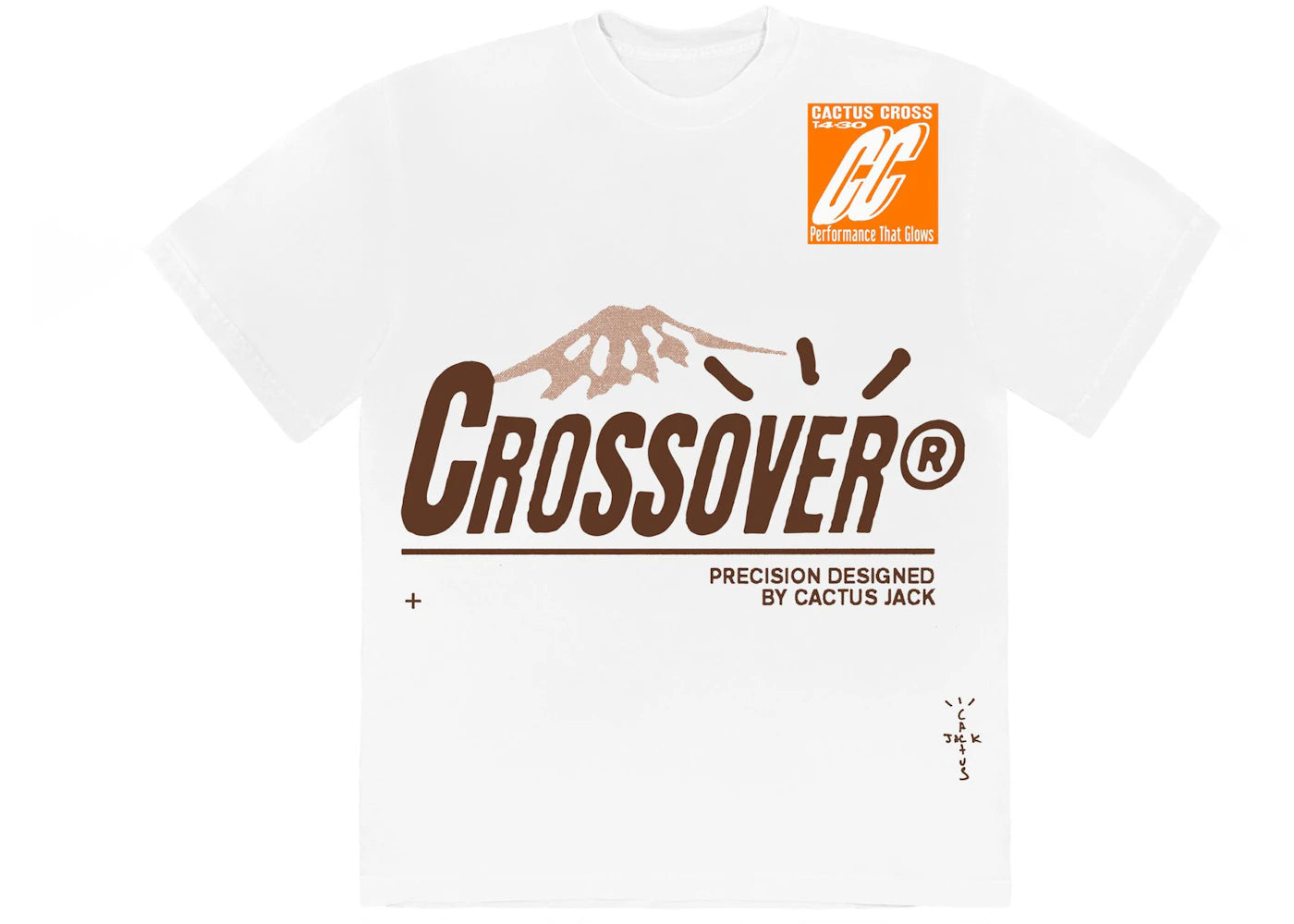 Travis Scott Cactus Jack Crossover Tee White