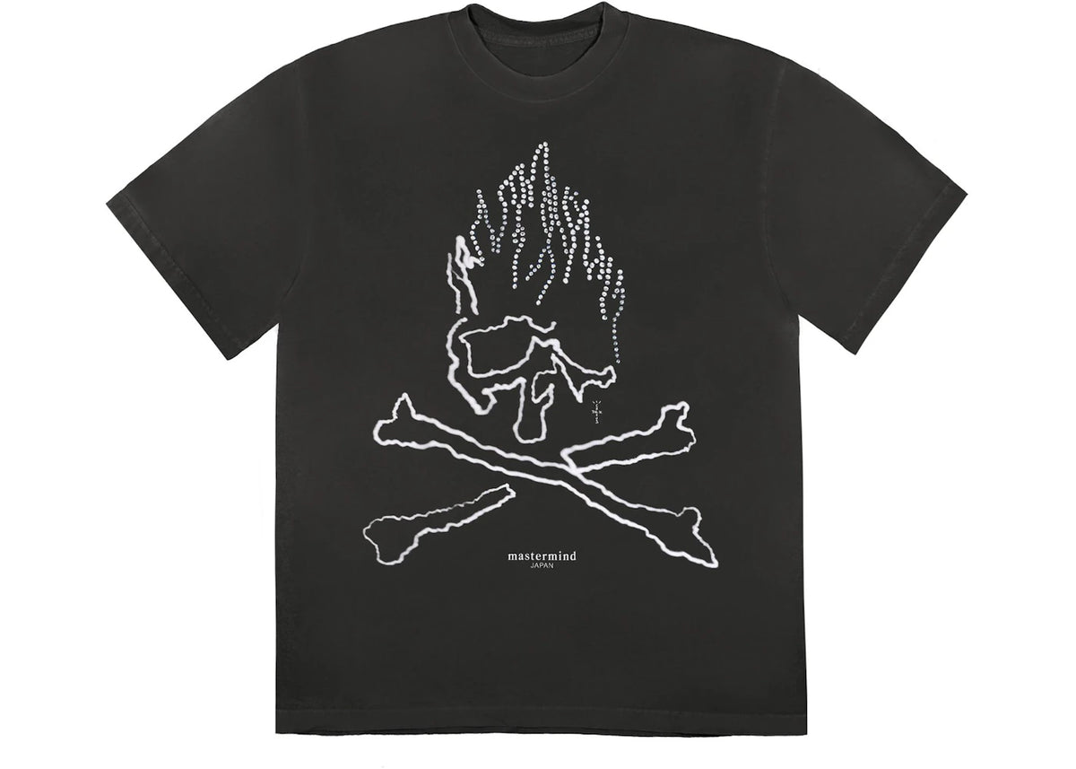 Travis Scott Cactus Jack For Mastermind Skull T-shirt Black