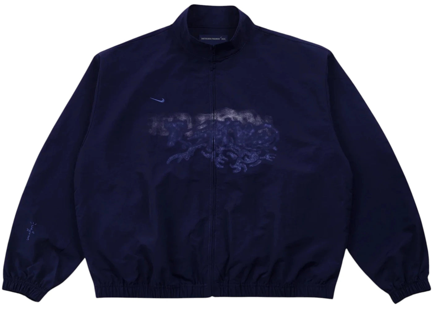 Travis Scott Cactus Jack x Fragment x Nike Tokyo Windbreaker Zip Jacket Black
