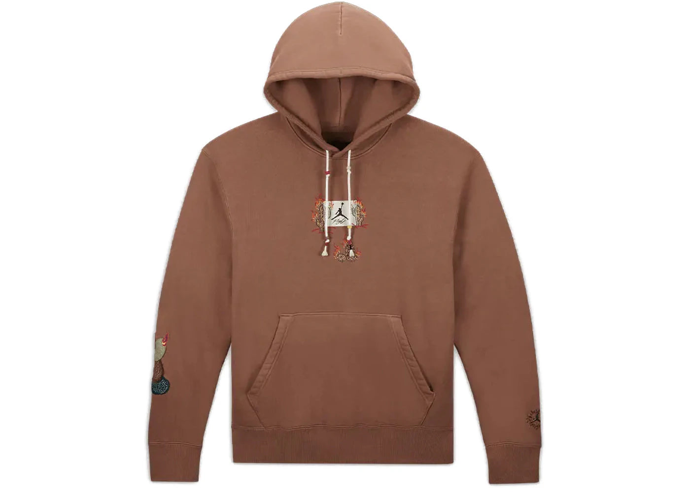 Travis Scott x Jordan Flight Graphic Hoodie (Asia Sizing) Archaeo Brown