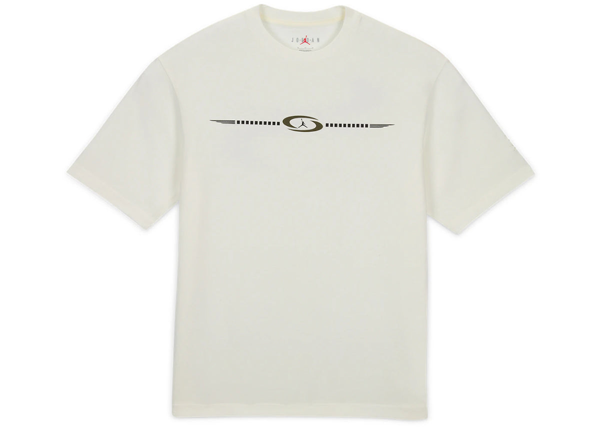 Travis Scott Cactus Jack x Jordan MJ TS Logo Tee Sail