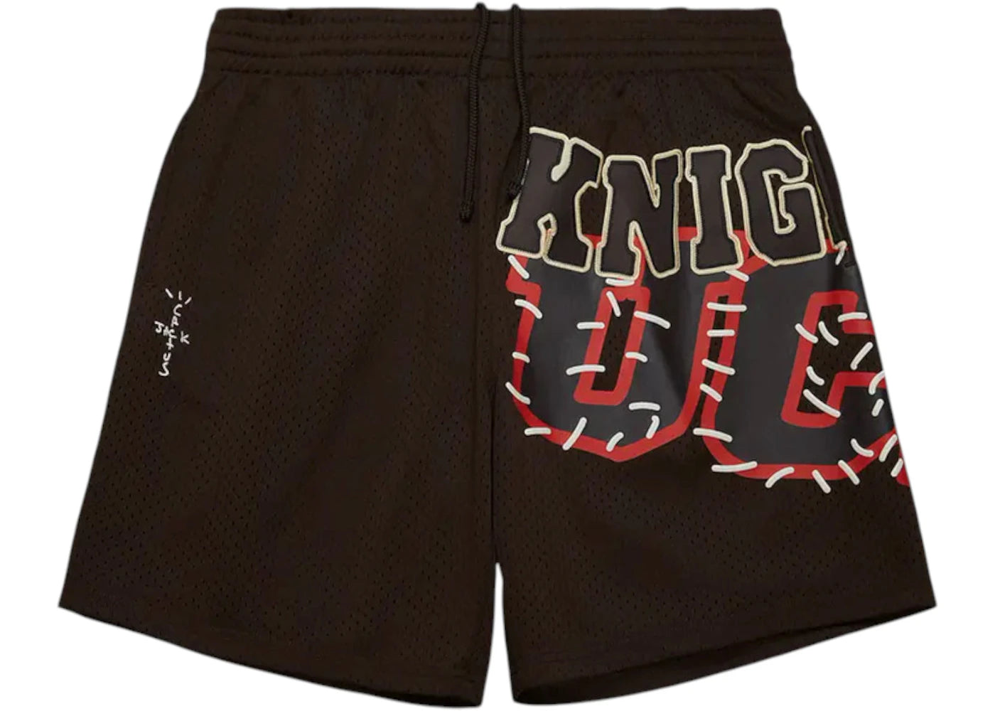 Travis Scott Cactus Jack x M&N x UCF Shorts Brown
