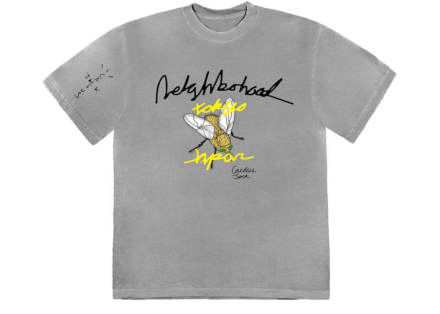 Travis Scott Cactus Jack x Neighborhood Carousel T-shirt Grey