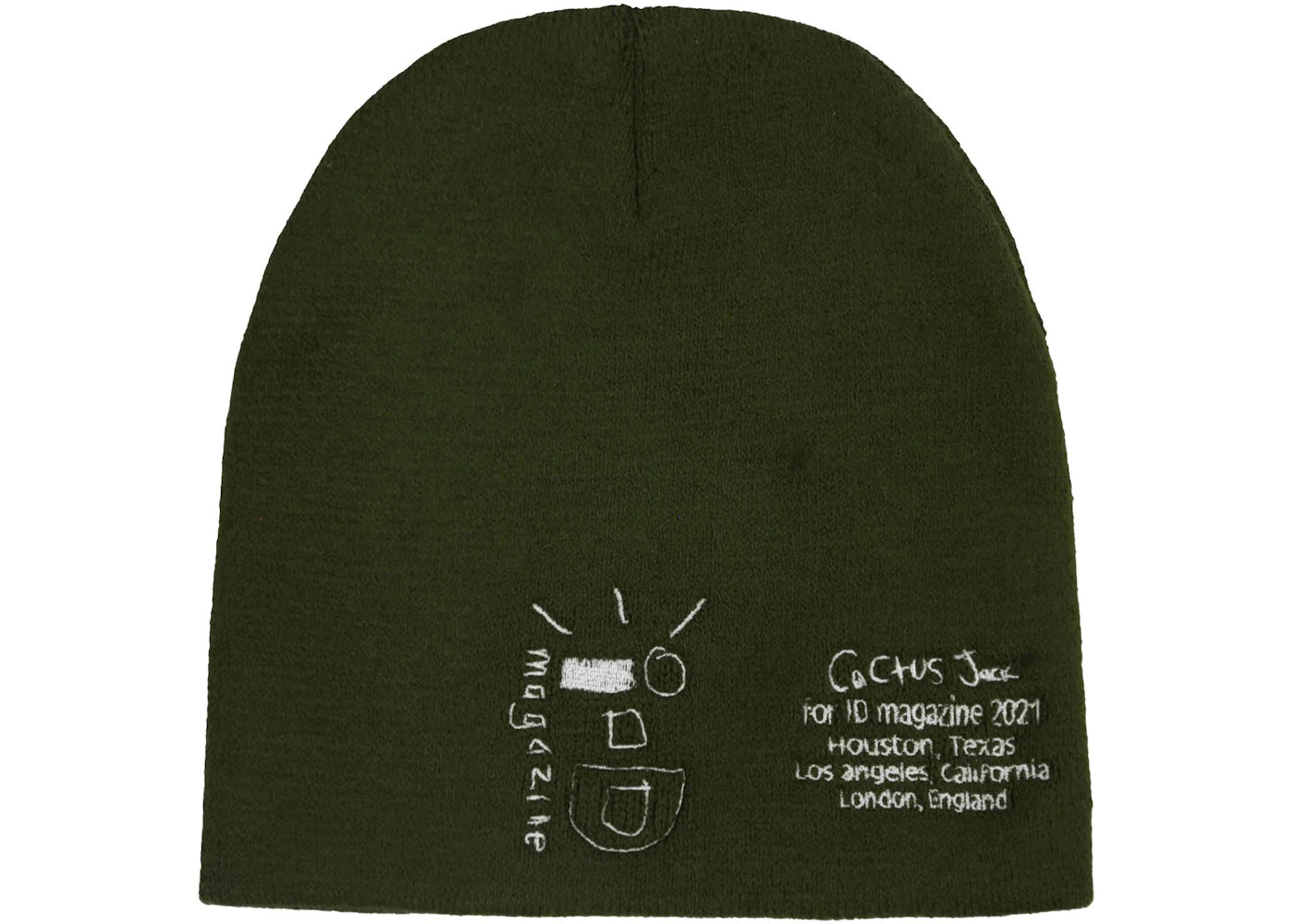 Travis Scott Cactus Wink Beanie Green