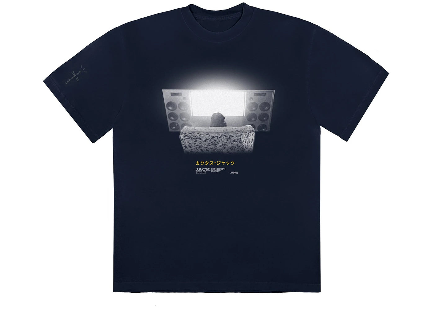 Travis Scott Chair T-shirt Black