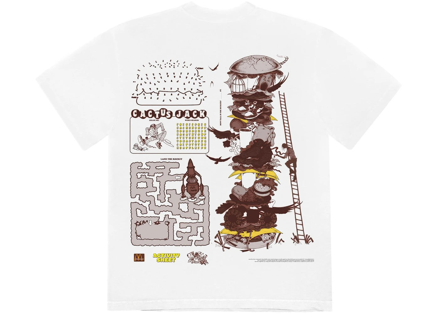 Travis Scott Connect The Dots T-shirt White