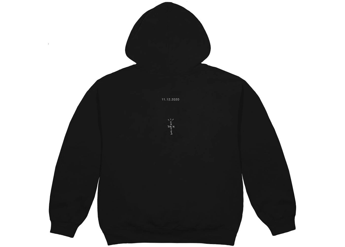 Travis Scott Corrupted Hoodie Black