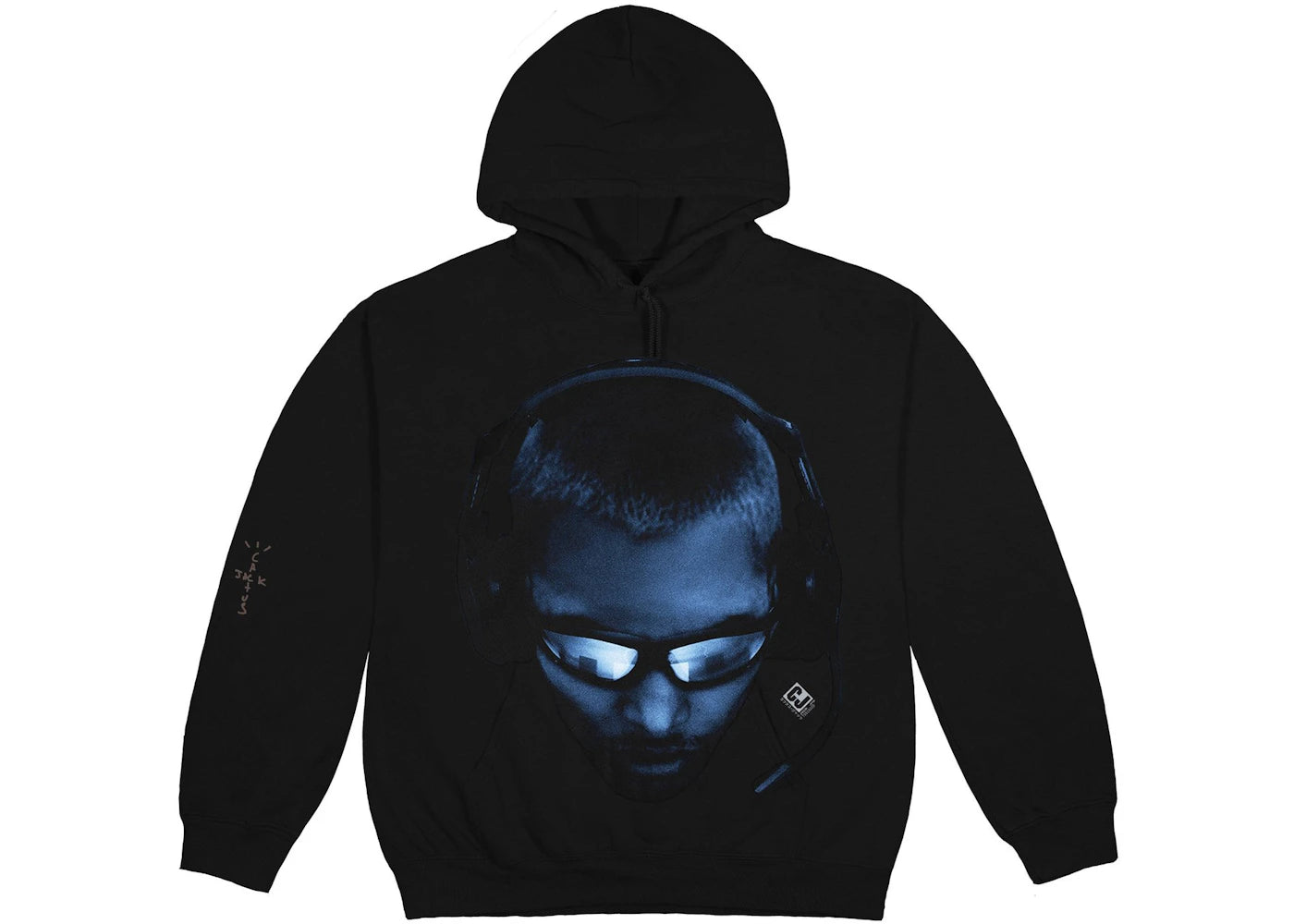 Travis Scott Corrupted Hoodie Black