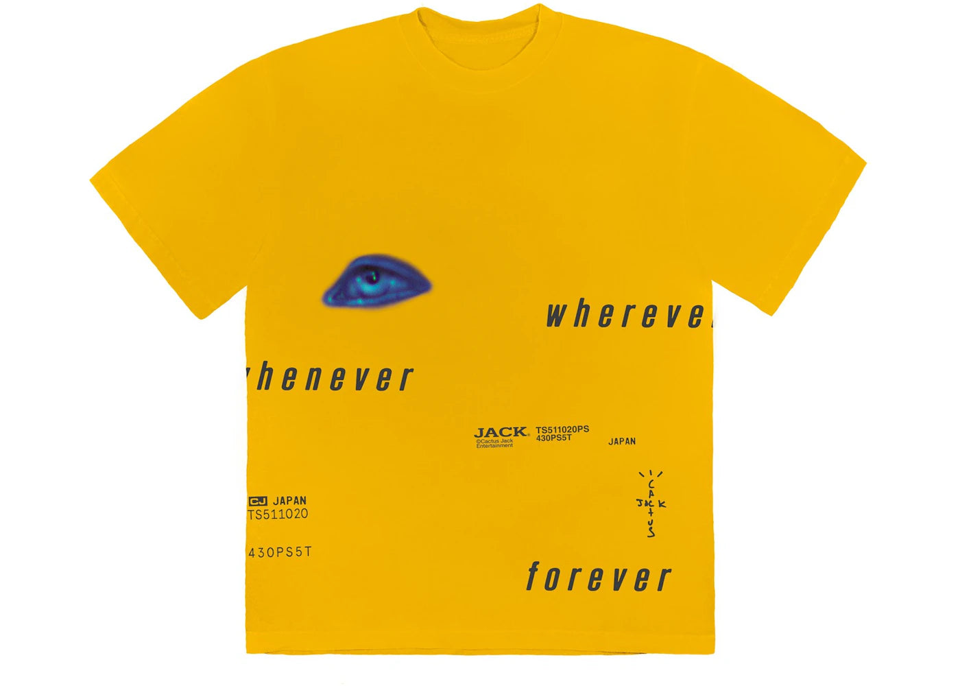 Travis Scott Digital Eye I T-shirt Yellow