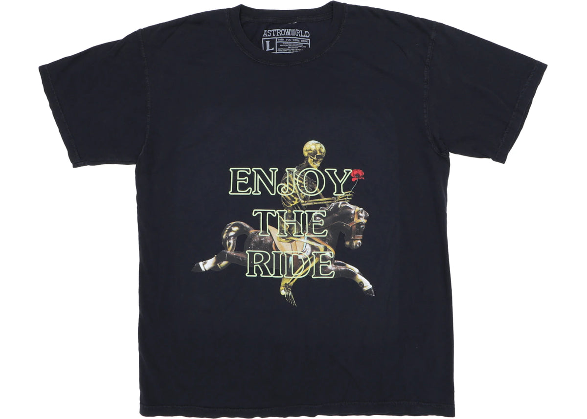 Travis Scott Enjoy The Ride Glow Tee Black