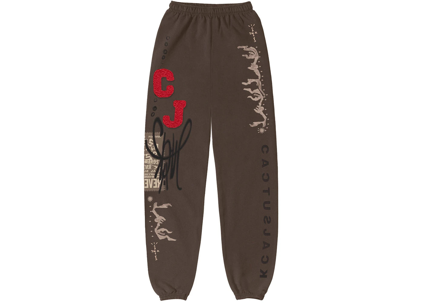 Travis Scott Flare Sweatpants Brown