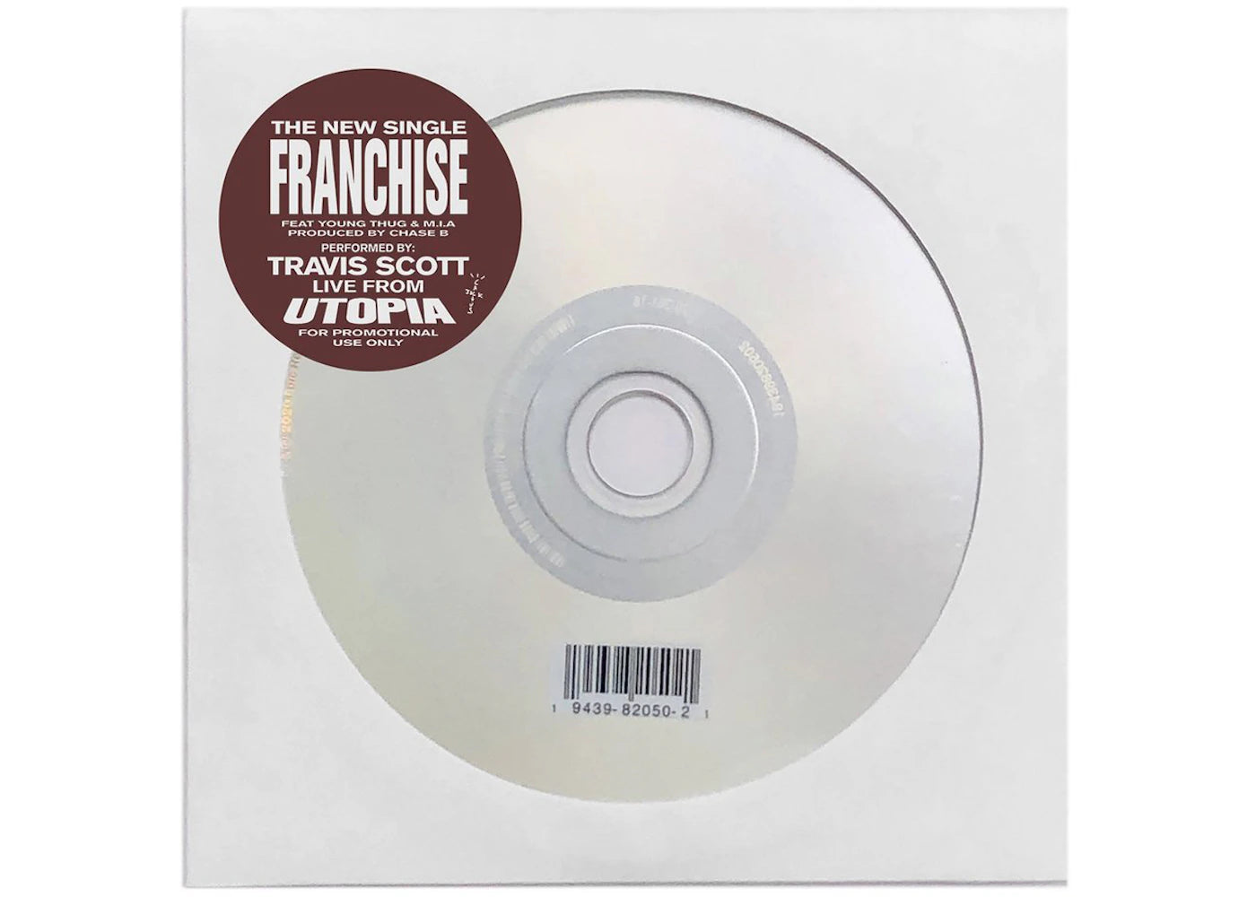 Travis Scott Franchise Promo Single CD