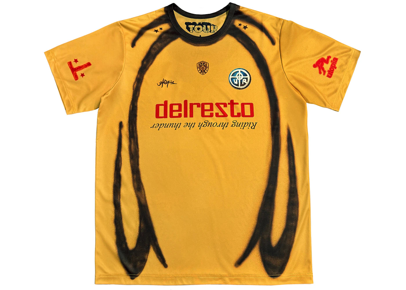 Travis Scott Germany Soccer Jersey Yellow