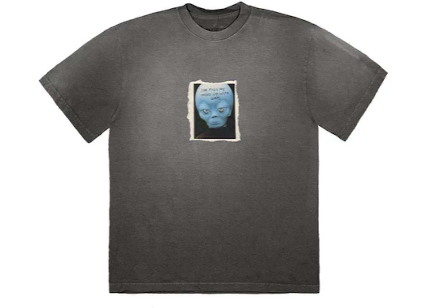Travis Scott Highest In The Room Alien T Shirt Black
