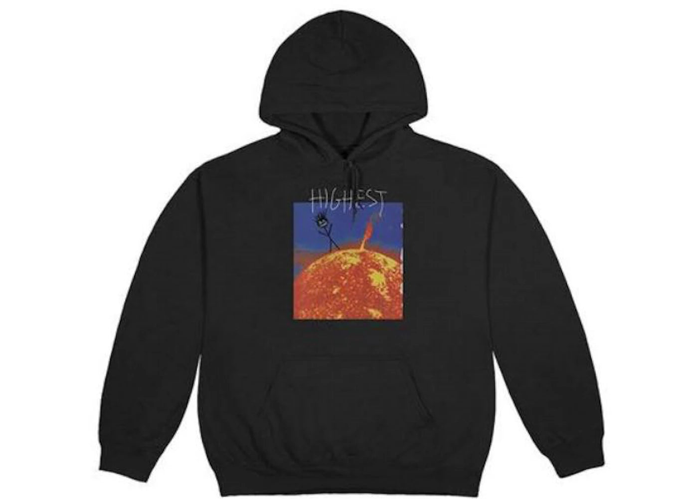 Travis Scott Highest In The Room Sun Hoodie Black