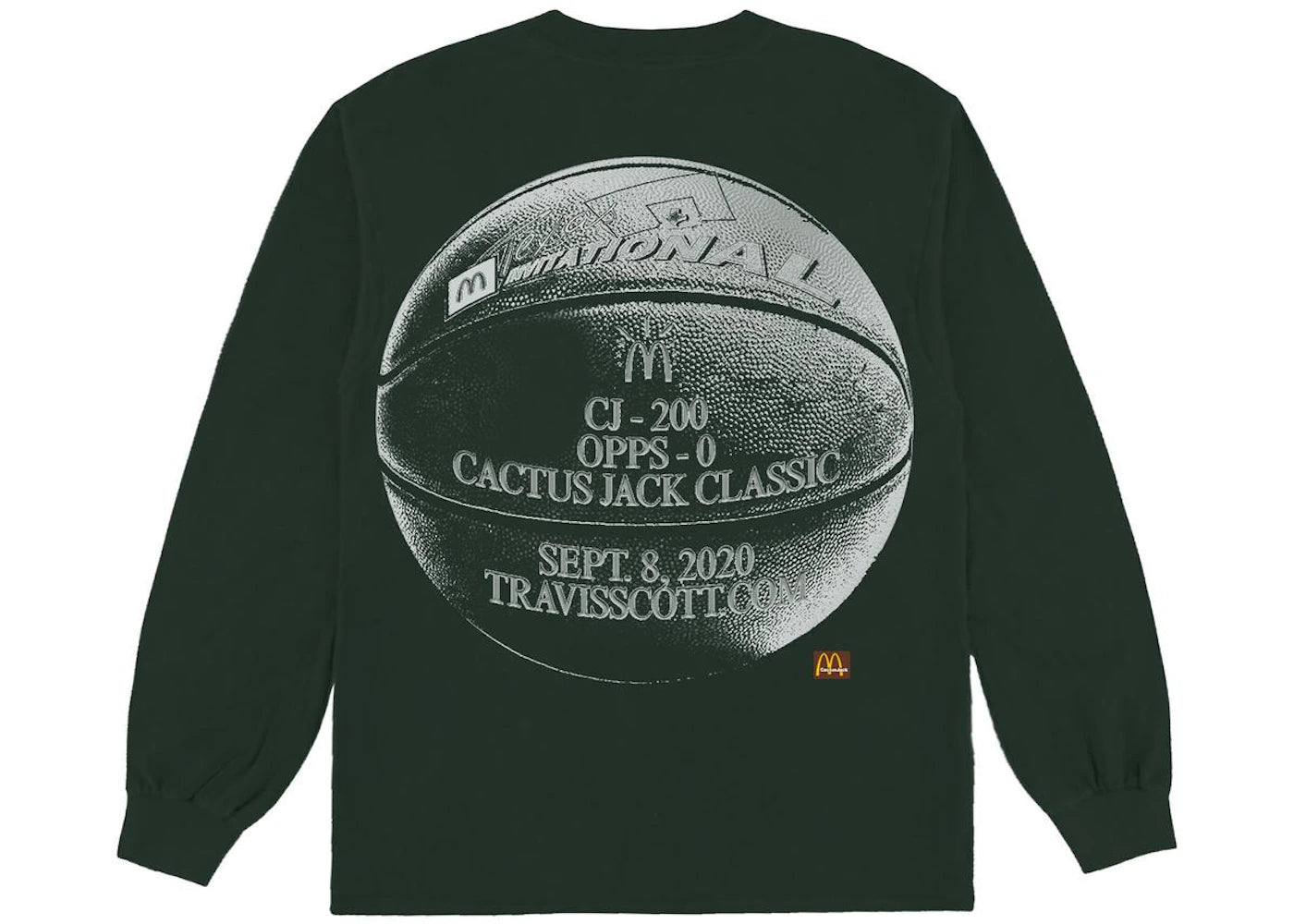 Travis Scott Invitational L/S T-shirt Black