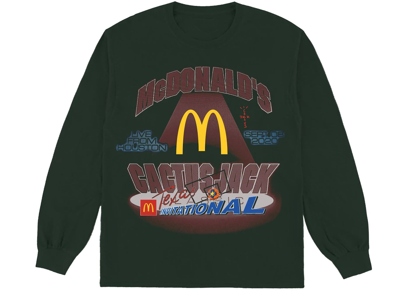 Travis Scott Invitational L/S T-shirt Black