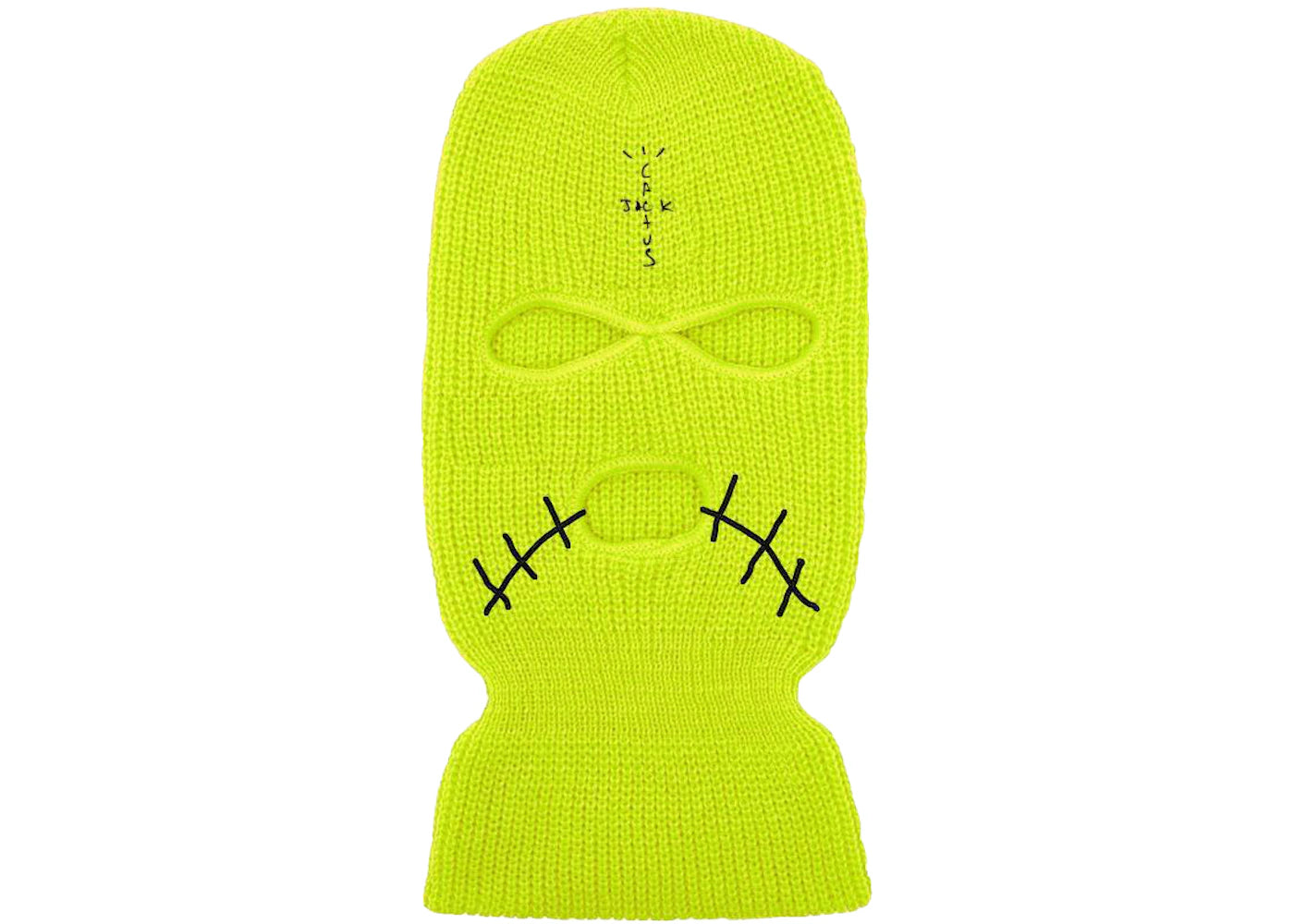 Travis Scott JACKBOYS Cover Neon Mask Green