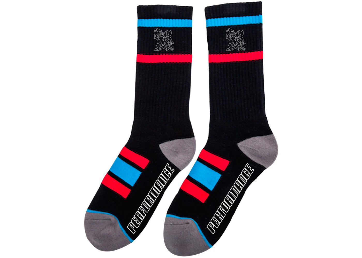 Travis Scott JACKBOYS Socks Black/Blue/Red