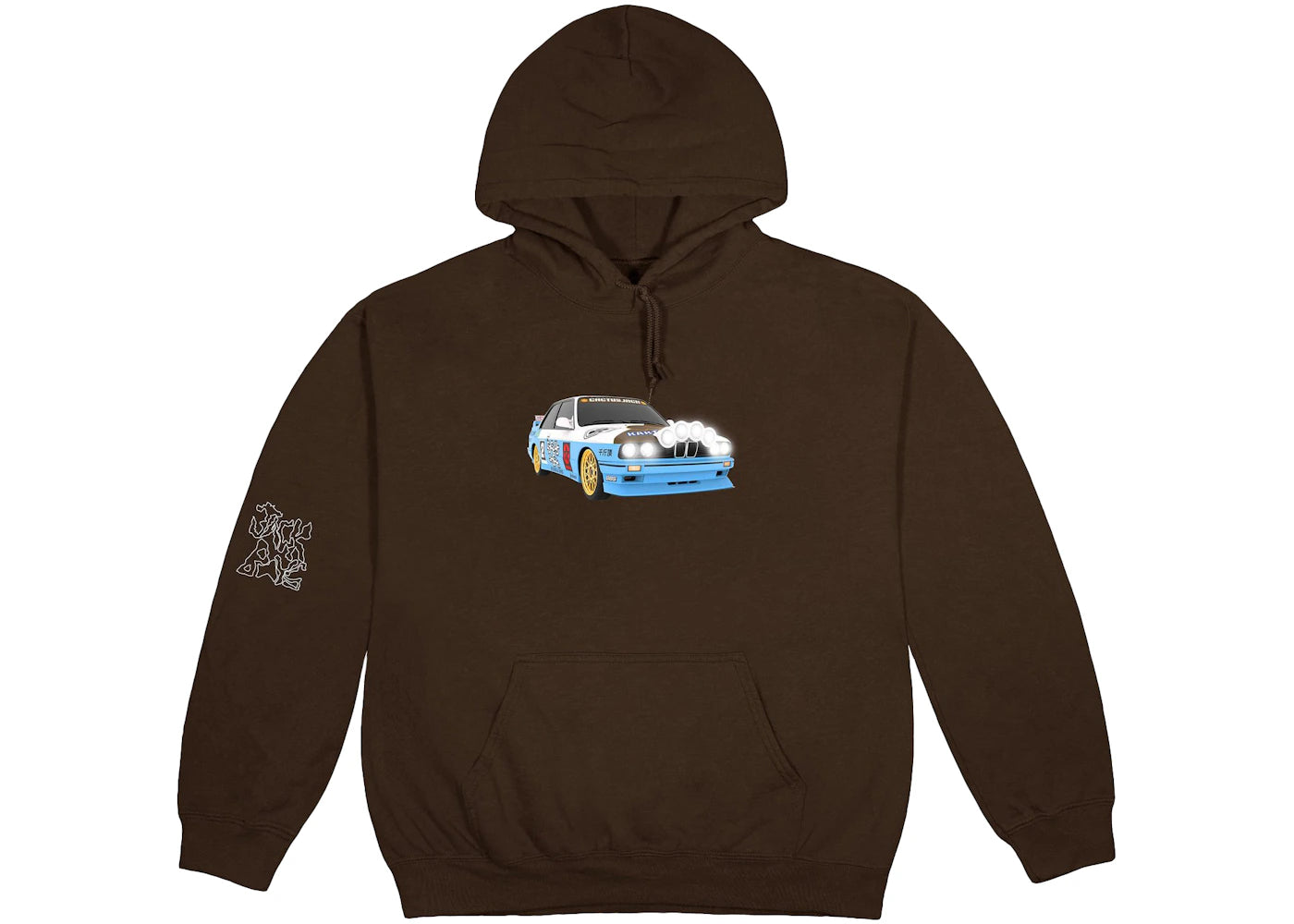 Travis Scott JACKBOYS Vehicle Hoodie Brown