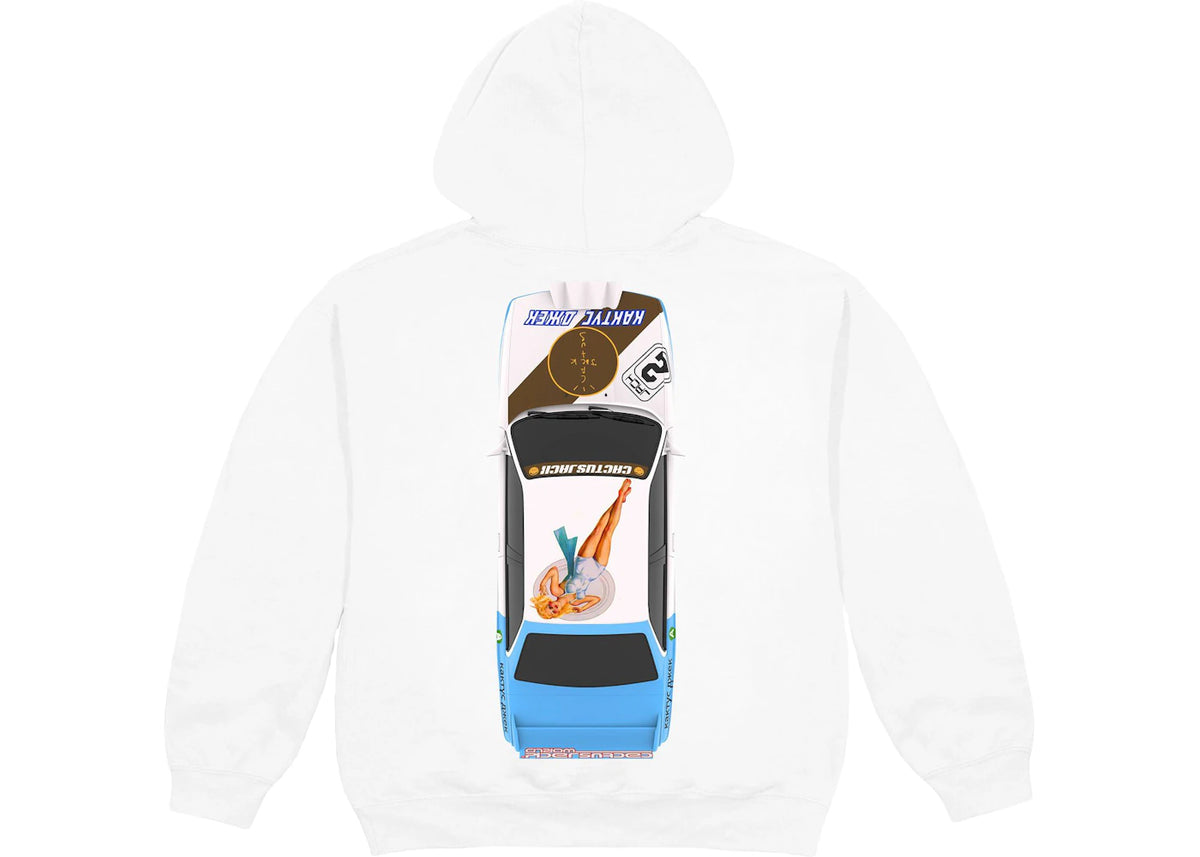 Travis Scott JACKBOYS Vehicle Hoodie White