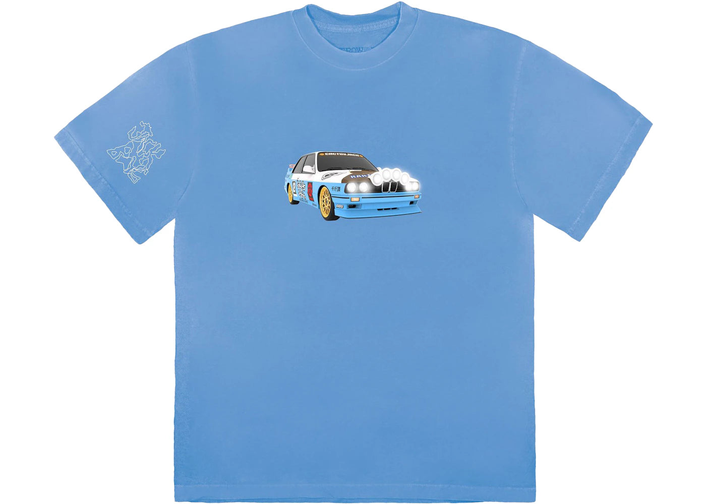 Travis Scott JACKBOYS Vehicle T-shirt Blue