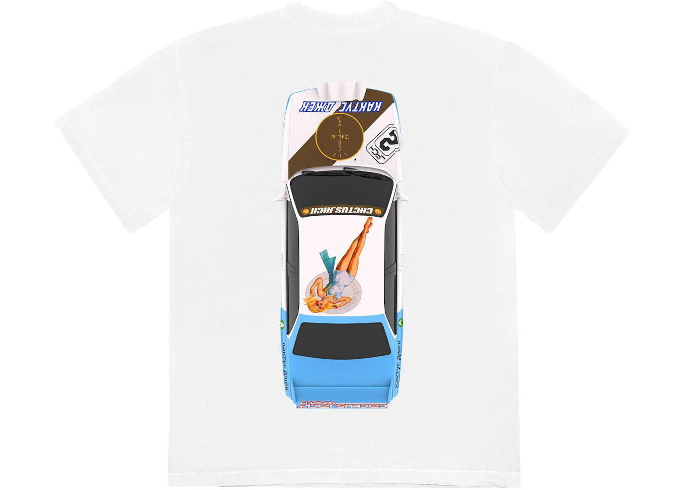 Travis Scott JACKBOYS Vehicle T-shirt White