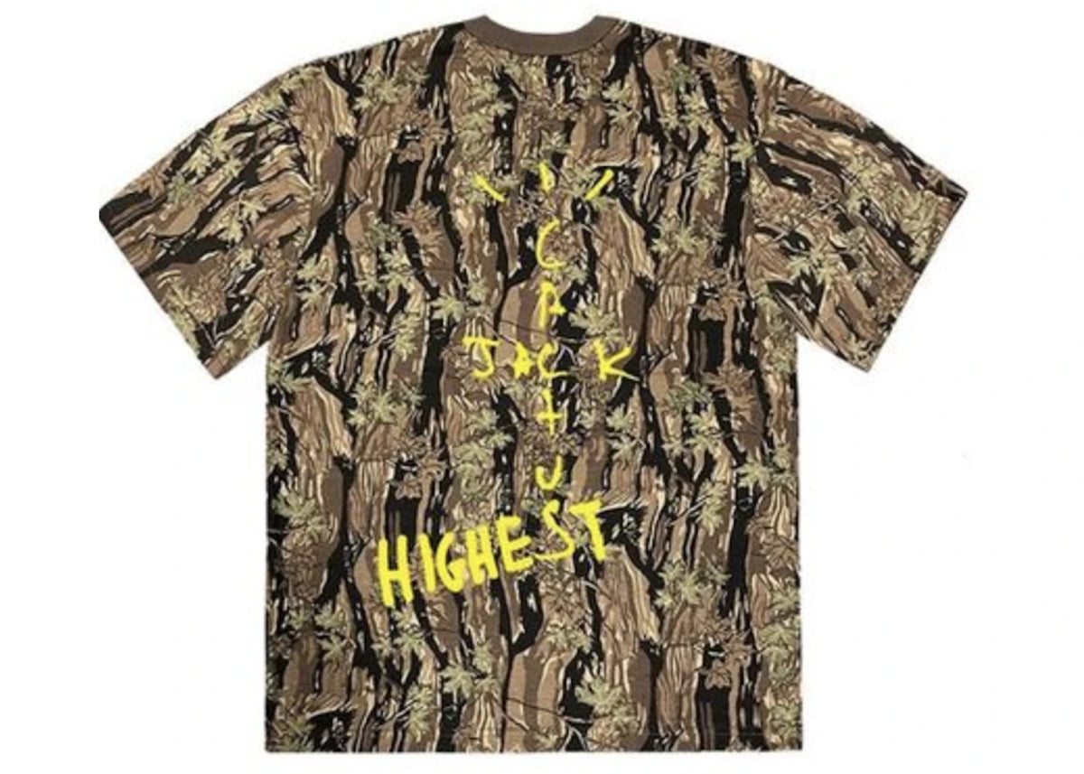 Travis Scott Jordan Cactus Jack Highest T-shirt Camo