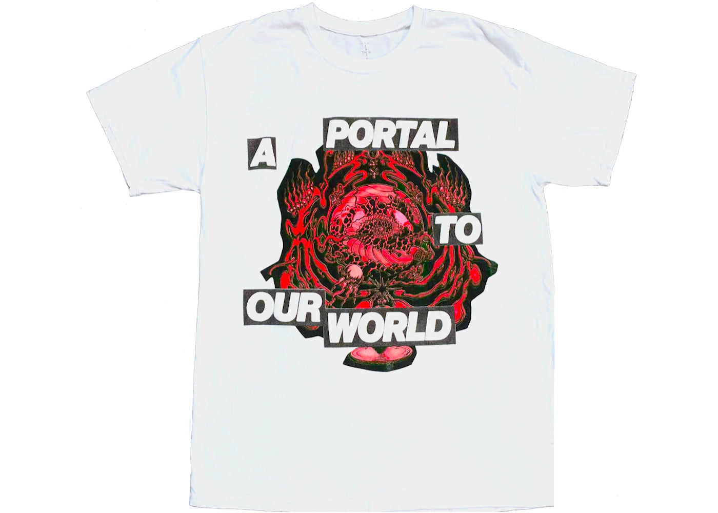 Travis Scott Live at the Gate Portal T-shirt White