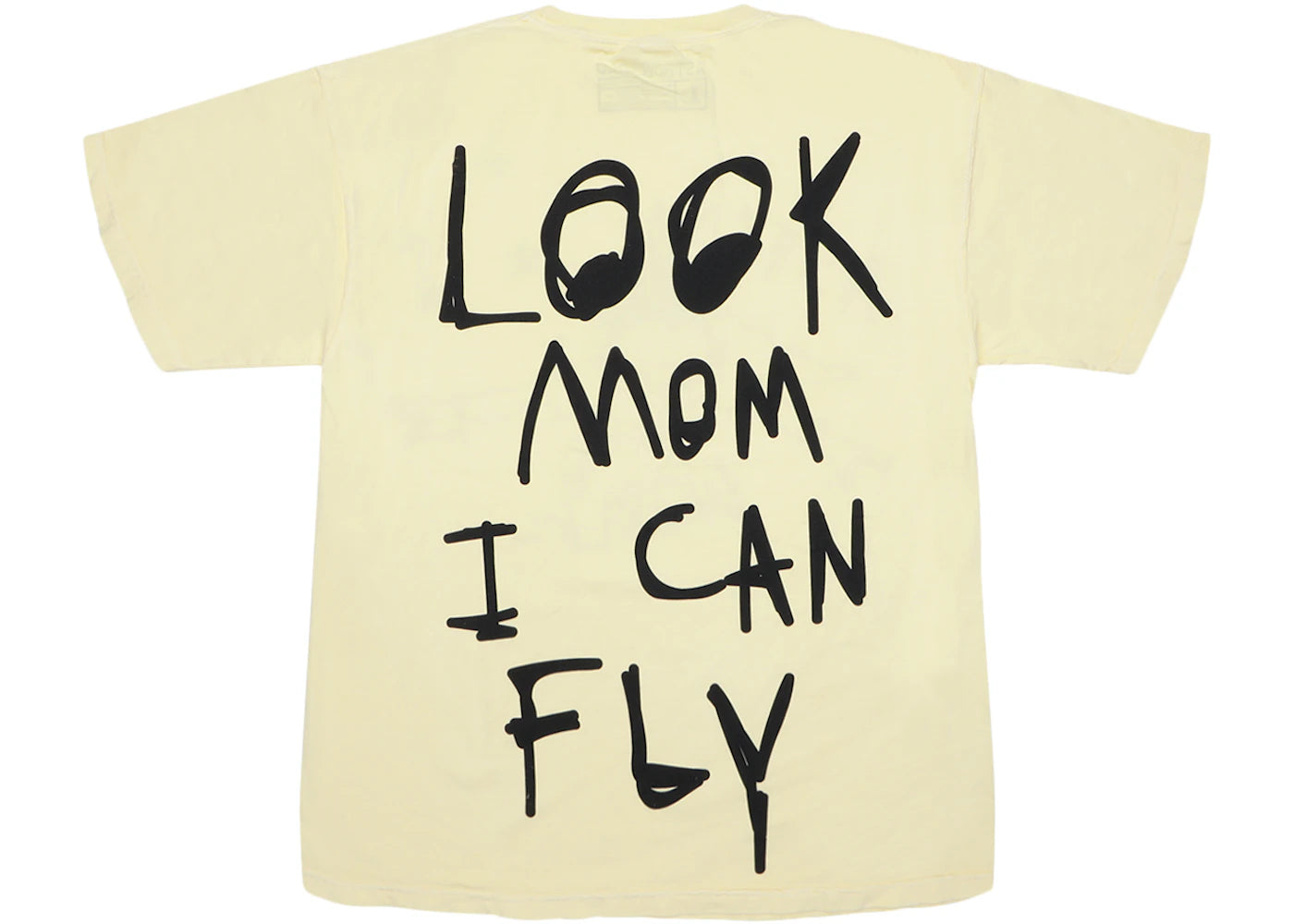 Travis Scott Look Mom I Can Fly Tee Yellow