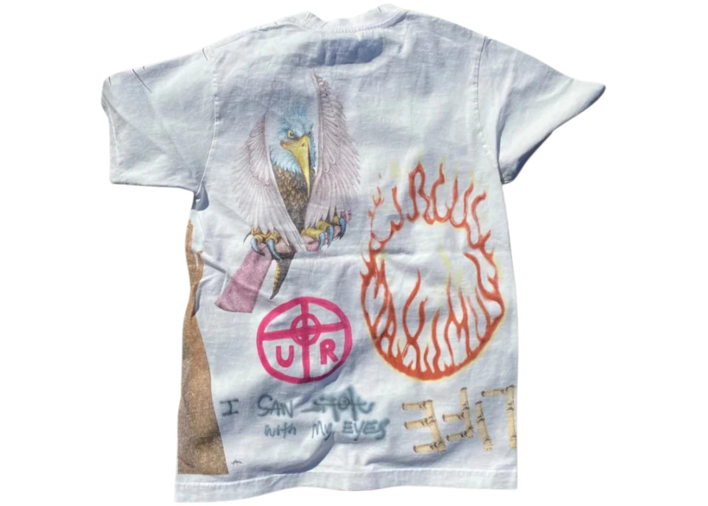Travis Scott Metlife Tournee T-Shirt Vintage White