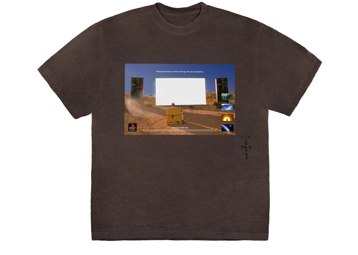 Travis Scott Monolith Day Youth T-Shirt Brown