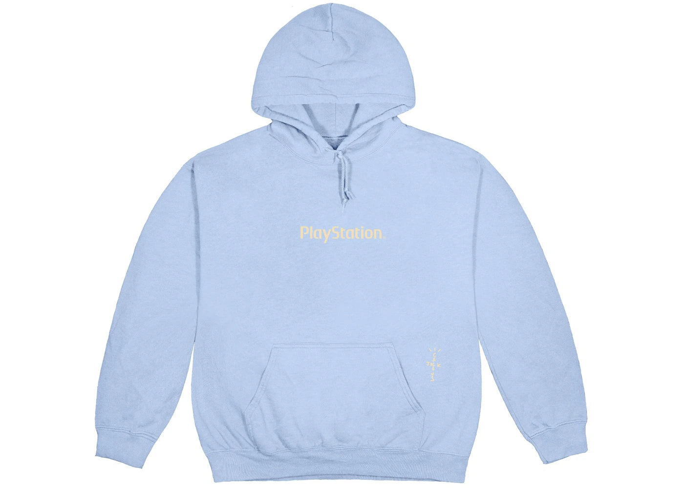 Travis Scott Motherboard I Hoodie Light Blue