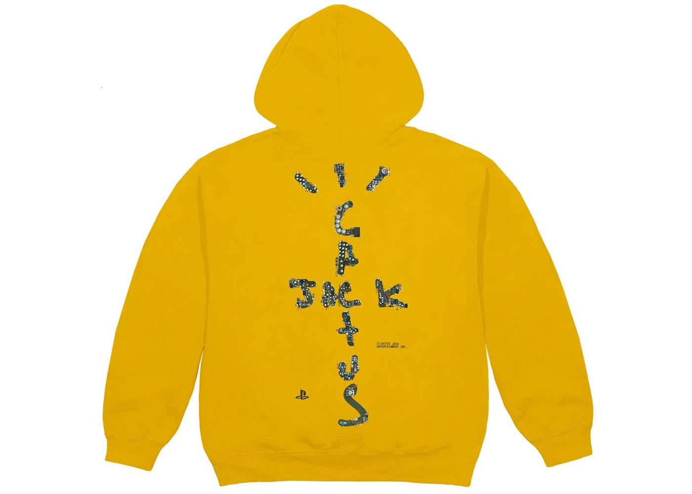 Travis Scott Motherboard IV Hoodie Yellow