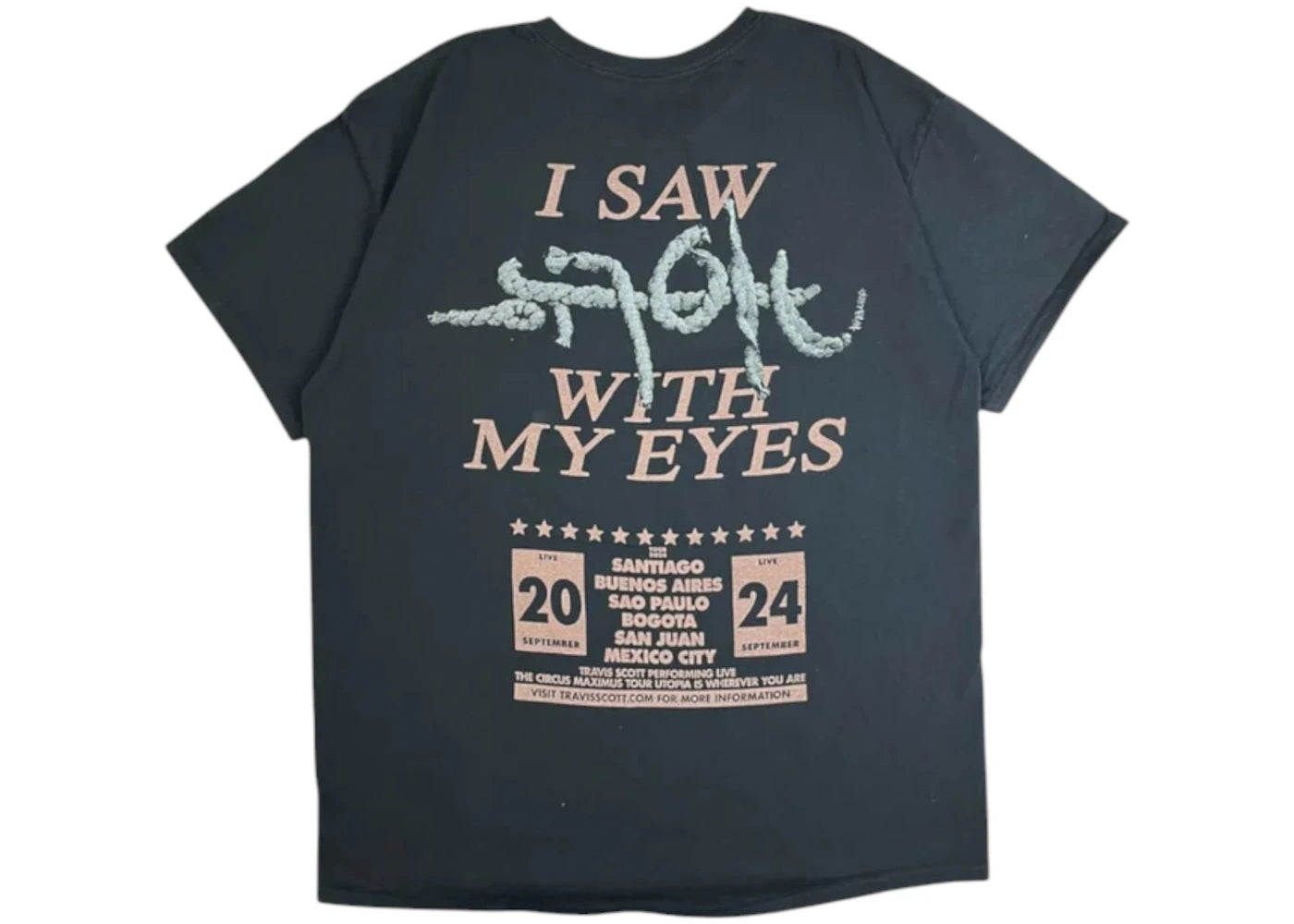 Travis Scott My Eyes T-Shirt Black