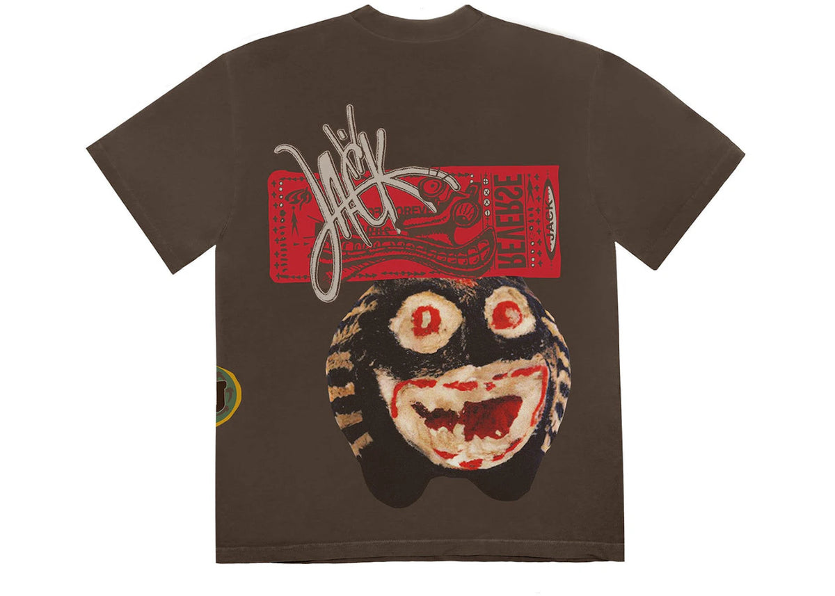 Travis Scott Never Backward T-shirt Brown